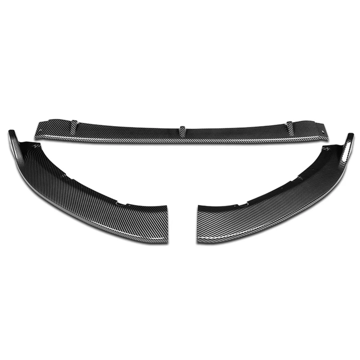 DNA Front Bumper Lip for Mazda MX5 Miata (2016-2022) 3-Piece with Matte Black or Carbon Fiber Finish - Image 5