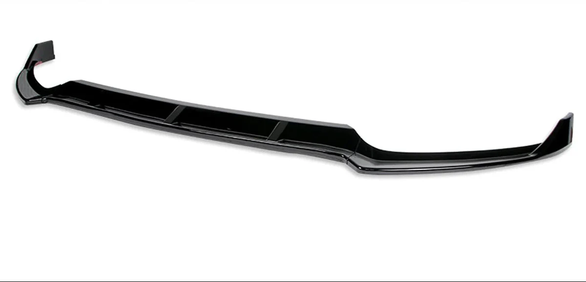 DNA Front Bumper Lip for Mercedes W205 C200 C250 C300 C350 (2015-2018) 3-Piece with Gloss or Matte Black / Carbon Fiber Finish - Image 2