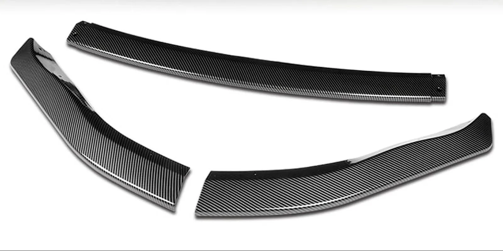DNA Front Bumper Lip for Nissan 350Z (2003-2005) 3-Piece CT-Style with Painted Carbon Fiber Finish