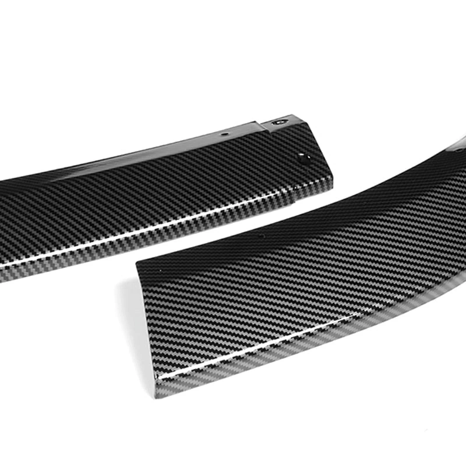 DNA Front Bumper Lip for Nissan 350Z (2003-2005) 3-Piece CT-Style with Painted Carbon Fiber Finish - Image 2
