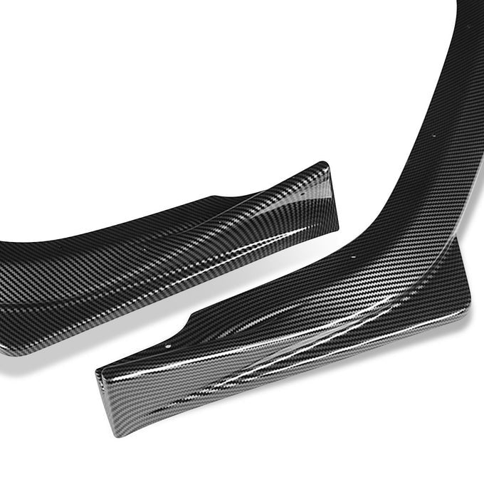 DNA Front Bumper Lip for Subaru Legacy (2018-2020) 3-Piece STi Style with Painted Carbon Fiber Finish - Image 7