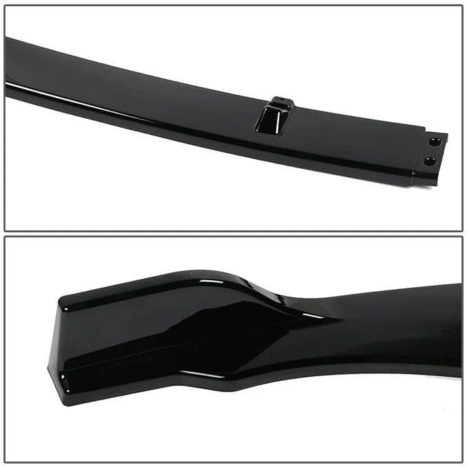 DNA Front Bumper Lip for Toyota Camry (2018-2022) 3-Piece with Gloss Black Finish - Image 4