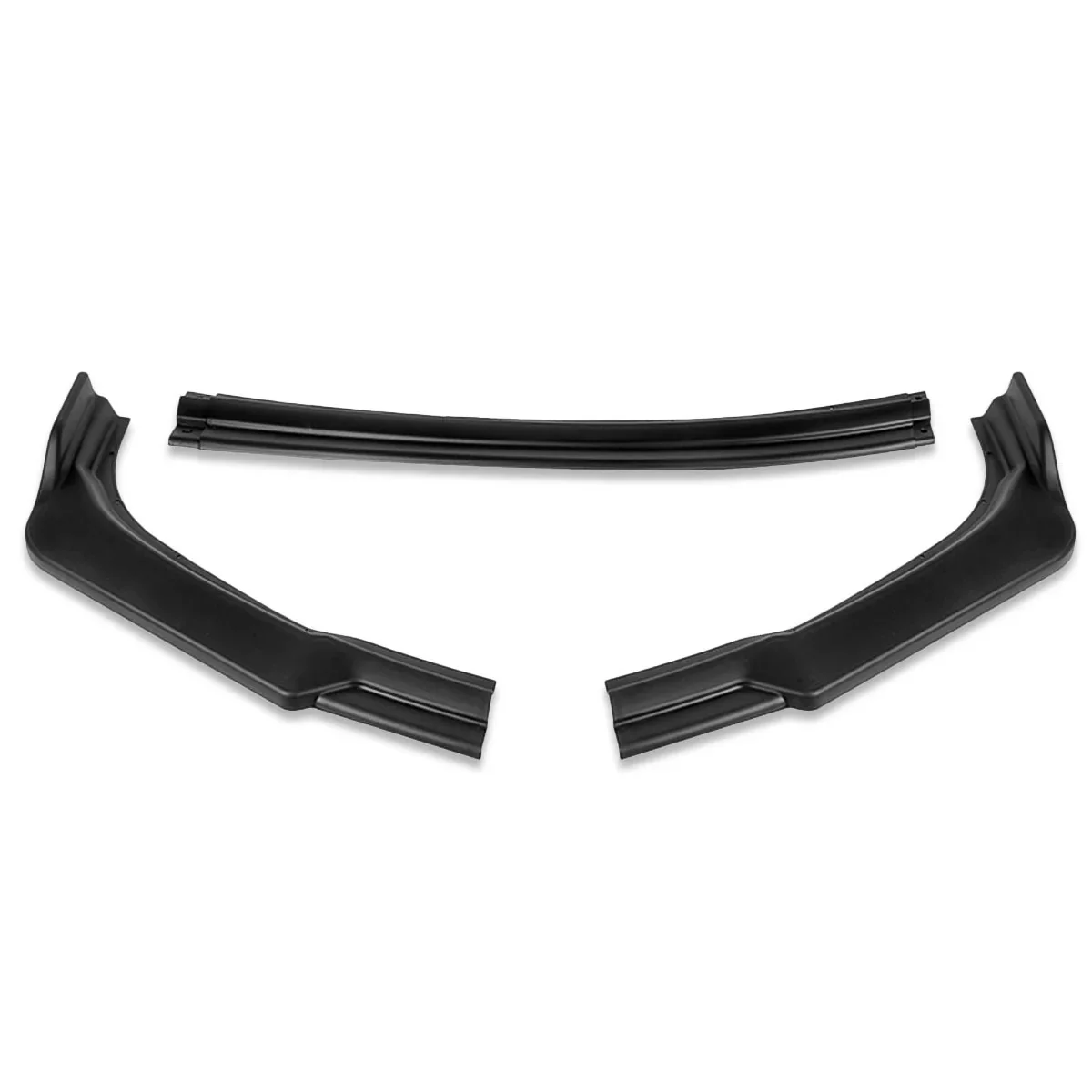 DNA Front Bumper Lip for Toyota Sienna (2011-2015)3-Piece with Matte Black Finish 2-PU-523