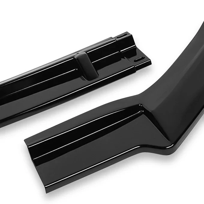 DNA Front Bumper Lip for Toyota Sienna (2018-2020) 3-Piece MP-Style with Gloss or Matte Black Finish - Image 3