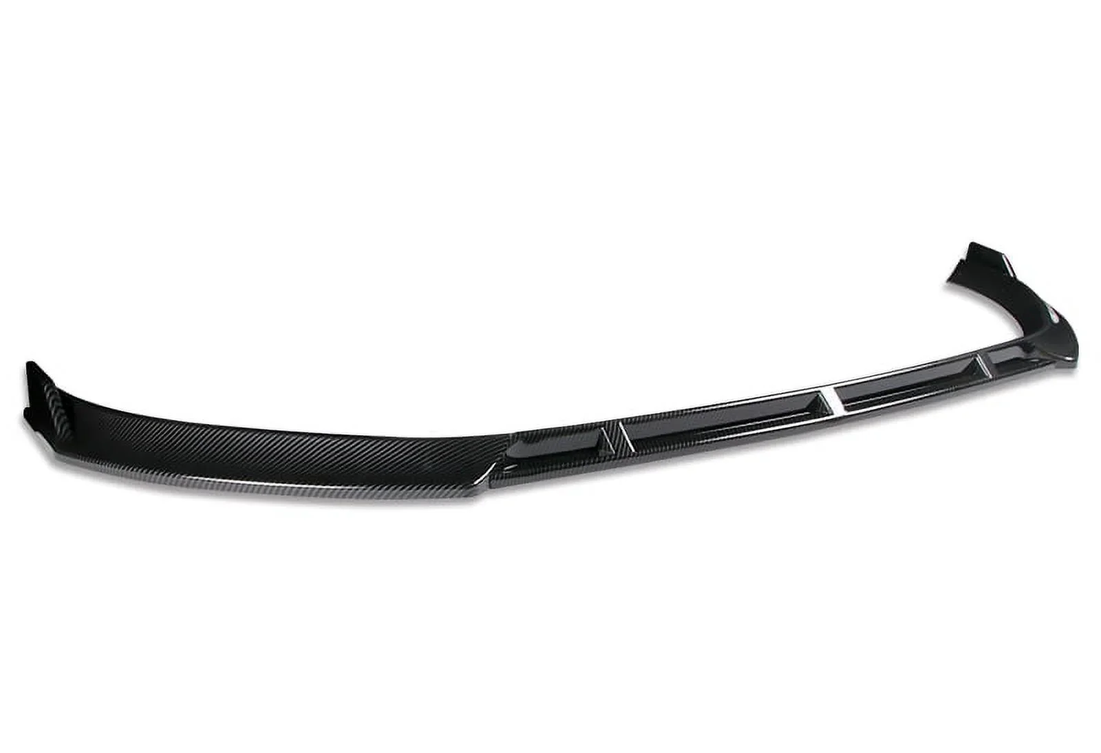 DNA Front Bumper Lip for VW Golf MK7 (2014-2017) 3-Piece with Matte Black or Carbon Fiber Look Finish - Image 3