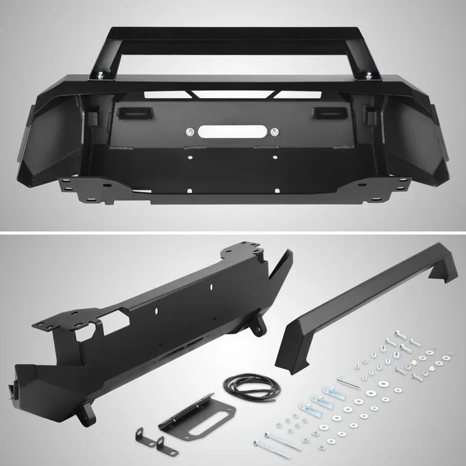 DNA Front Winch Bumper for Toyota Tacoma (2016–2023) Center Mount FWB-001-BK - Image 2