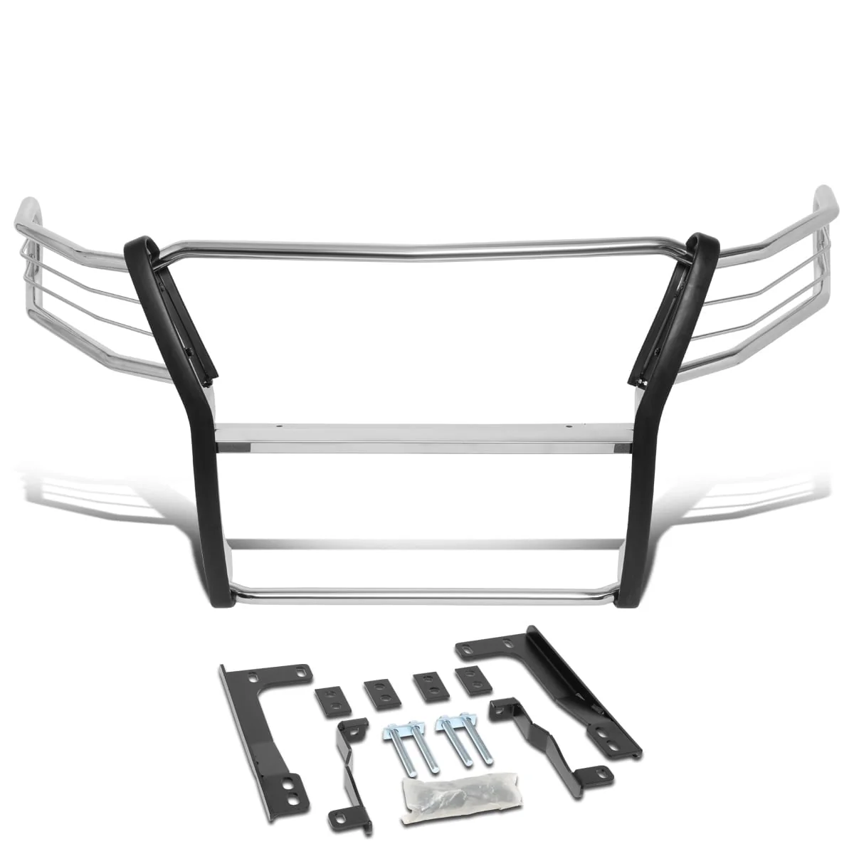 DNA Grille Guard for Chevy Colorado (2015-2019) Full Front End Bumper with Black or Chrome Finish - Image 2