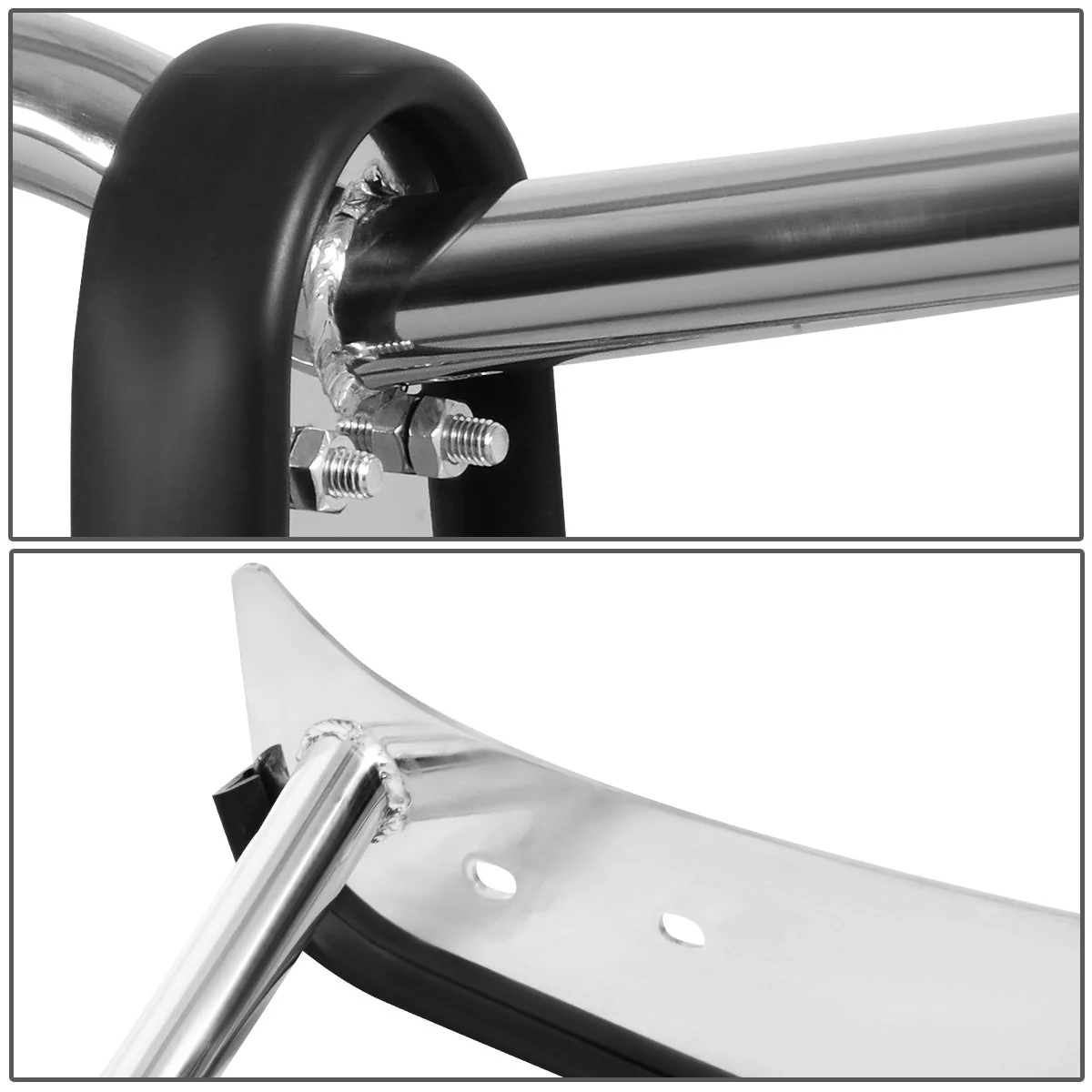 DNA Grille Guard for Chevy Silverado 1500 (2014-2018) Full Front End Bumper with Black or Chrome Finish - Image 12
