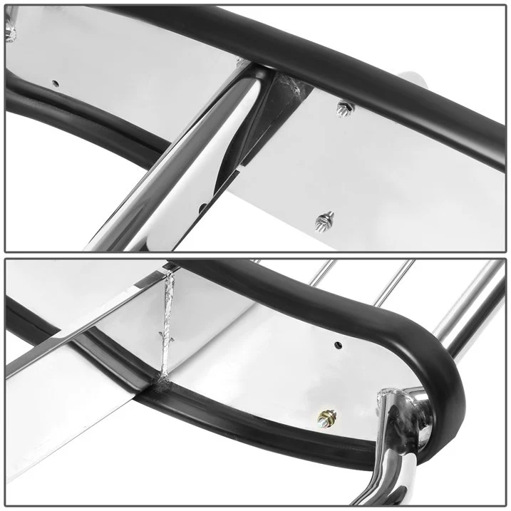 DNA Grille Guard for Chevy Silverado 1500 (2014-2018) Full Front End Bumper with Black or Chrome Finish - Image 5