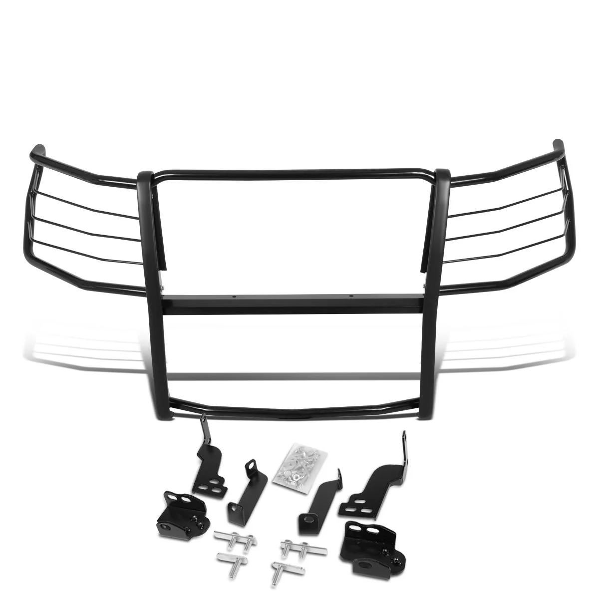 DNA Grille Guard for Chevy Silverado 1500 (2014-2018) Full Front End Bumper with Black or Chrome Finish - Image 7