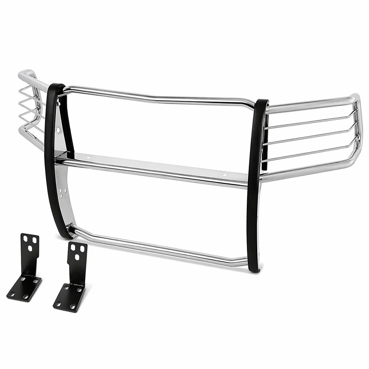 DNA Grille Guard for Dodge Ram 2500 3500 (2010) RAM 2500 3500 (2011-2018) Full Front End Bumper with Black or Chrome Finish - Image 6
