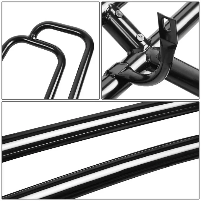 DNA Grille Guard for Hummer H2 (2003-2009) Full Front End Bumper with Black or Chrome Finish - Image 4