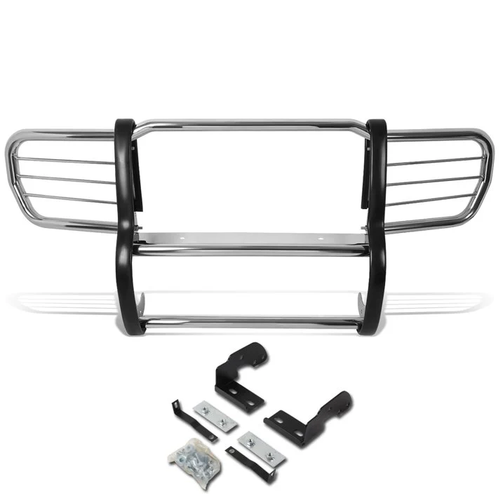 DNA Grille Guard for Jeep Commander XK (2006-2010) Full Front End Bumper with Black or Chrome Finish - Image 2