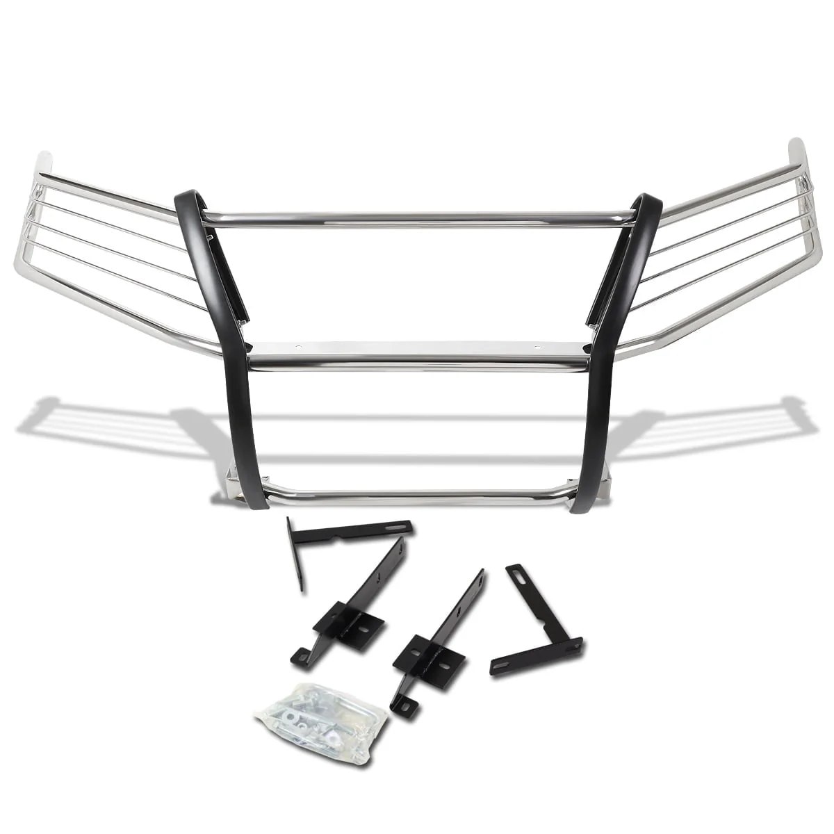 DNA Grille Guard for Nissan Pathfinder (2008-2016) Full Front End Bumper with Black or Chrome Finish - Image 11