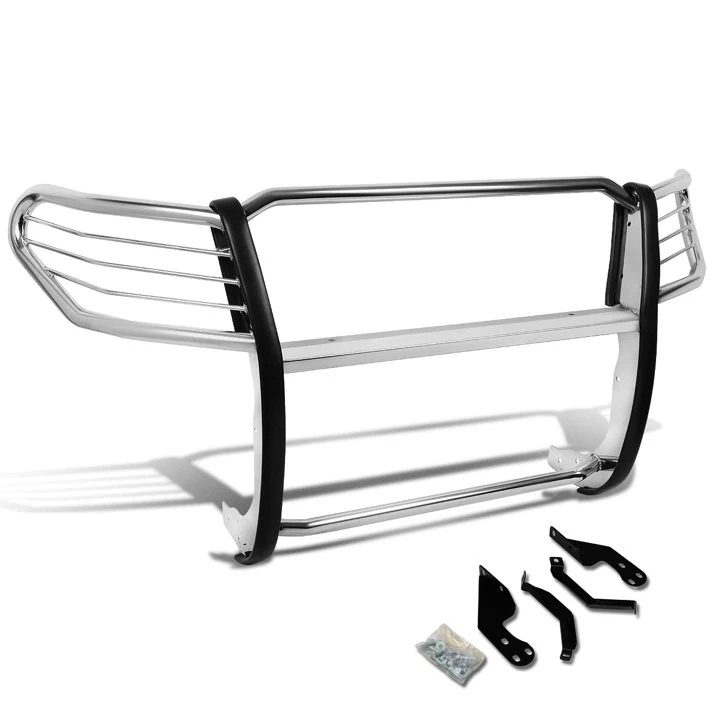 DNA Grille Guard for Nissan Pathfinder (2008-2016) Full Front End Bumper with Black or Chrome Finish - Image 2