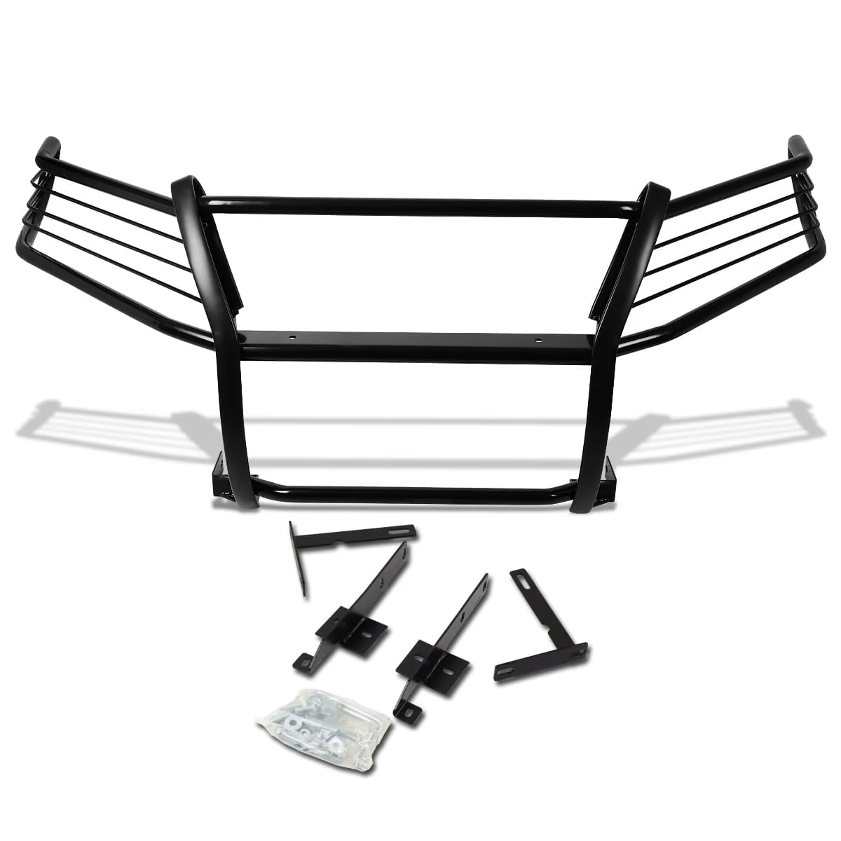 DNA Grille Guard for Nissan Pathfinder (2008-2016) Full Front End Bumper with Black or Chrome Finish - Image 7