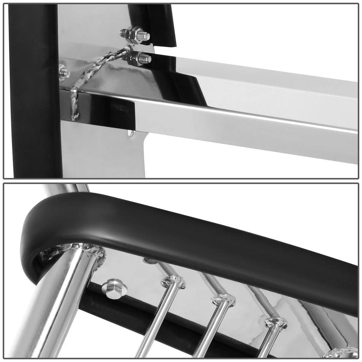 DNA Grille Guard for RAM 1500 (2019-2020) Full Front End Bumper with Black or Chrome Finish - Image 8