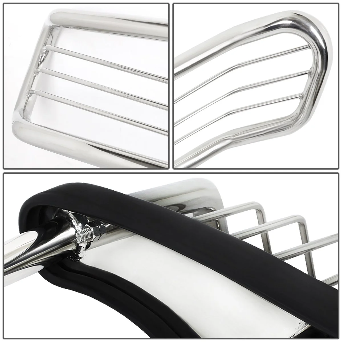DNA Grille Guard for Toyota 4Runner (2003-2009) Full Front End Bumper with Black or Chrome Finish - Image 12
