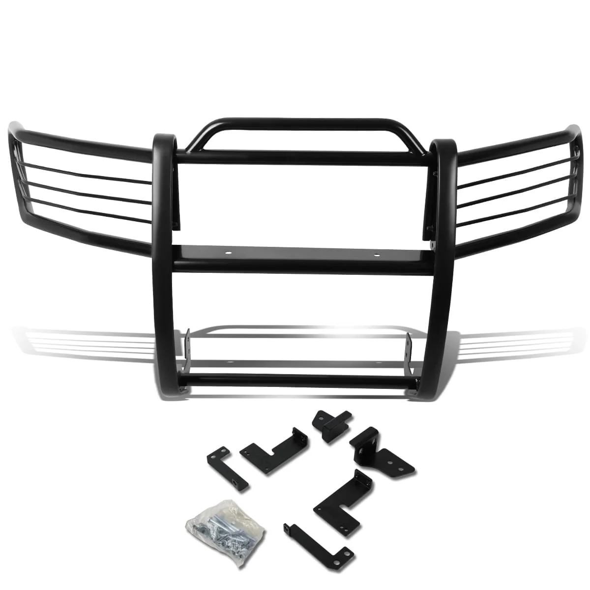 DNA Grille Guard for Toyota FJ Cruiser (2007-2014) Full Front End Bumper with Black or Chrome Finish