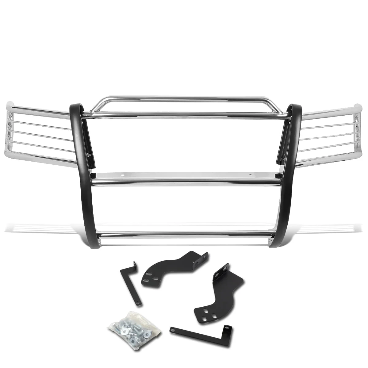 DNA Grille Guard for Toyota Land Cruiser (1998-2007) Full Front End Bumper with Black or Chrome Finish - Image 2