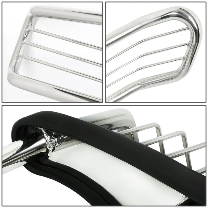 DNA Grille Guard for Toyota Land Cruiser (1998-2007) Full Front End Bumper with Black or Chrome Finish - Image 6