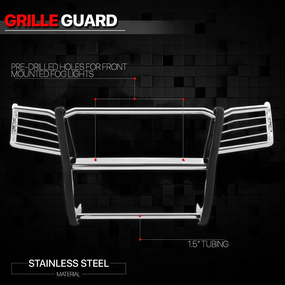 DNA Grille Guard for Toyota Tacoma (2004-2019) Full Front End Bumper with Black or Chrome Finish - Image 10