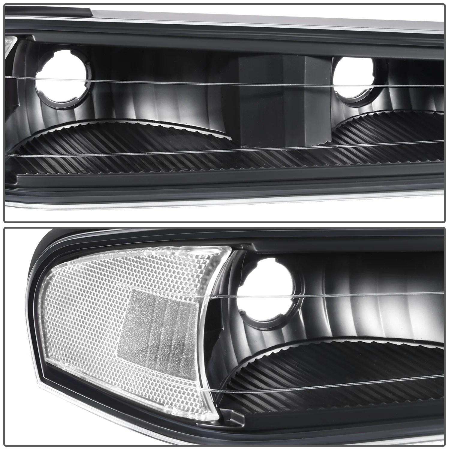 DNA Headlights Chevy Colorado / GMC Canyon (2004-2012) w/ LED DRL - Black or Chrome Housing - Image 11