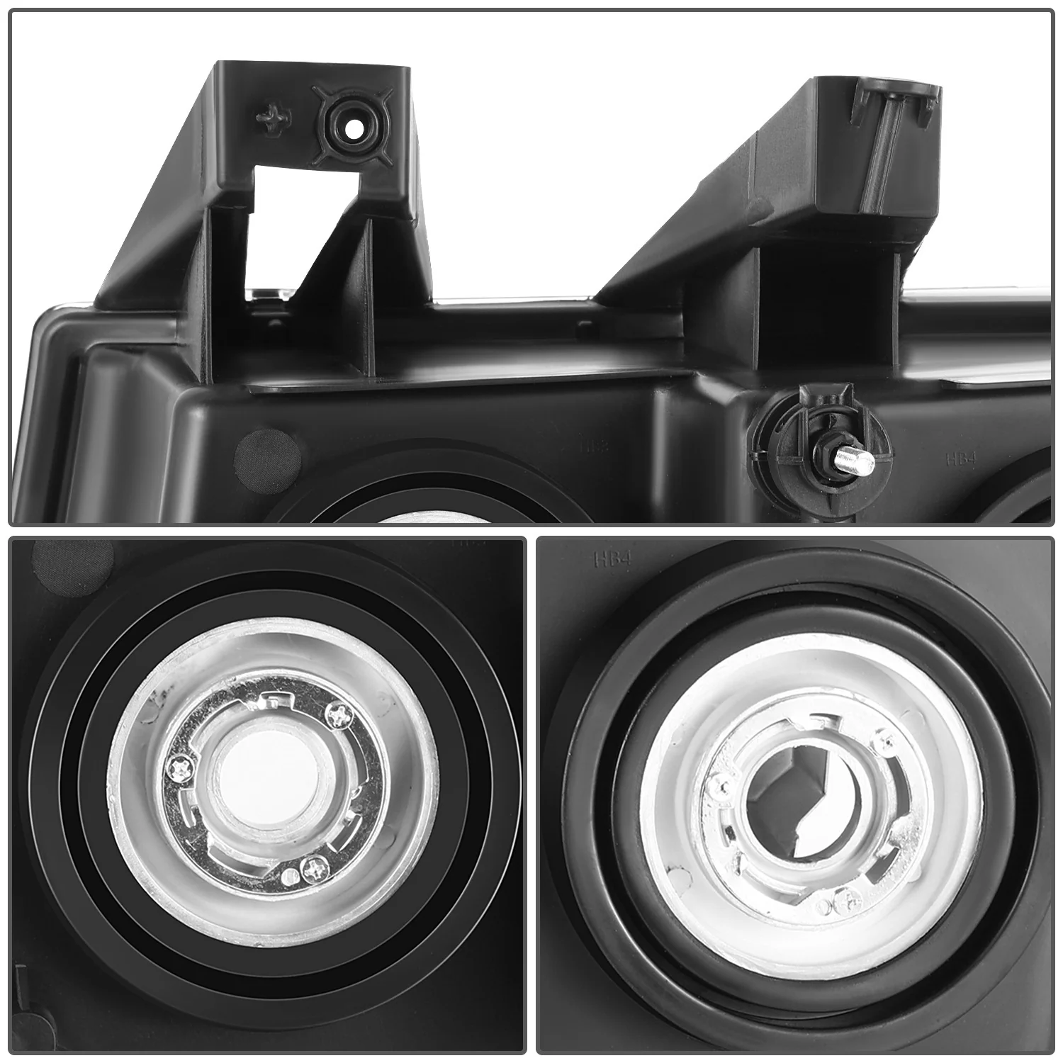 DNA Headlights Chevy Colorado / GMC Canyon (2004-2012) w/ LED DRL - Black or Chrome Housing - Image 21