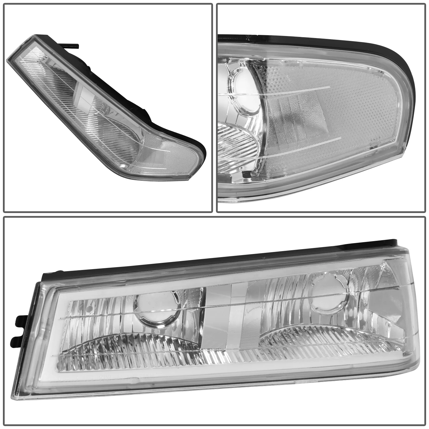 DNA Headlights Chevy Colorado / GMC Canyon (2004-2012) w/ LED DRL - Black or Chrome Housing - Image 31