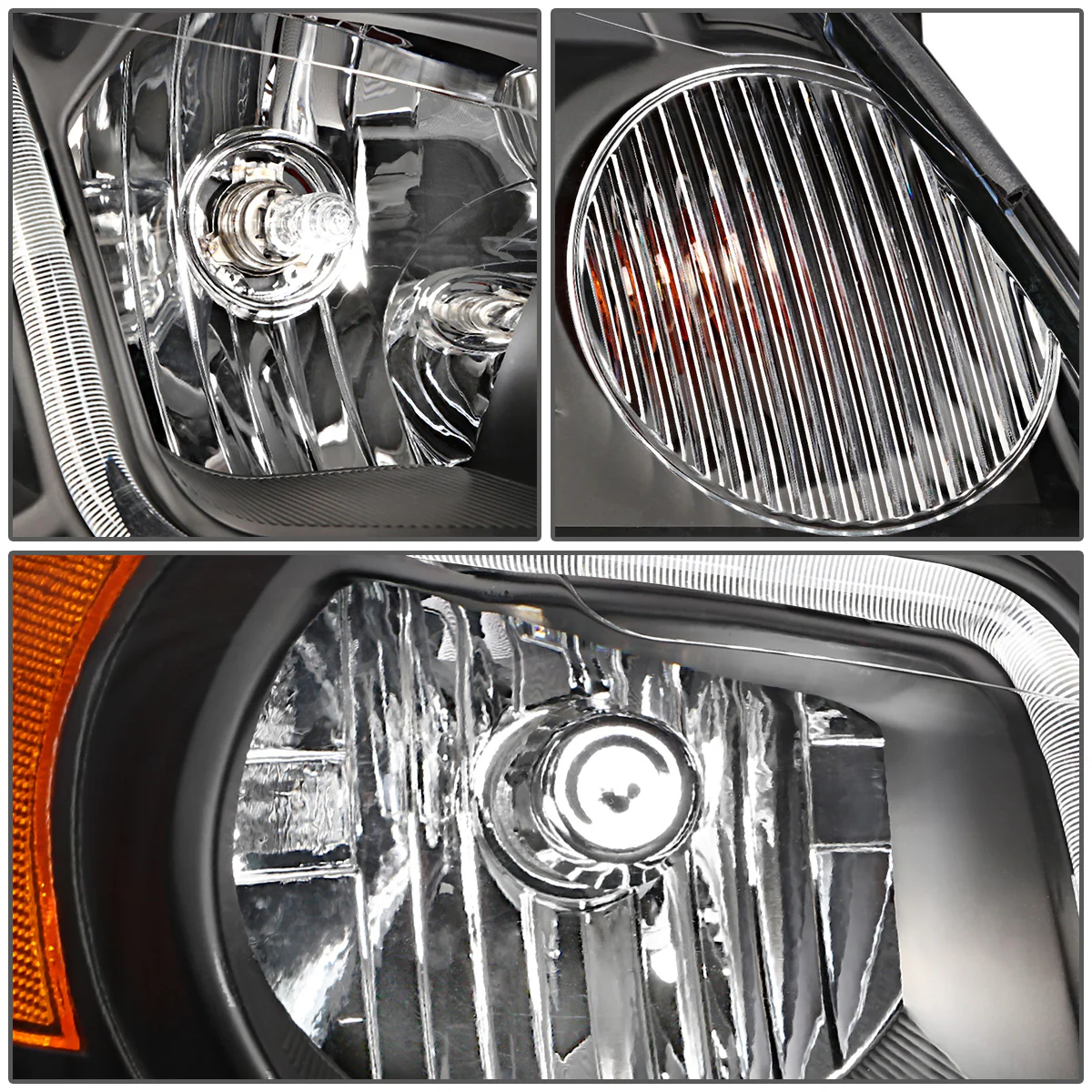 DNA Headlights Chevy Impala (06-13) Impala Limited (14-16) w/ LED DRL - Black Housing - Image 5