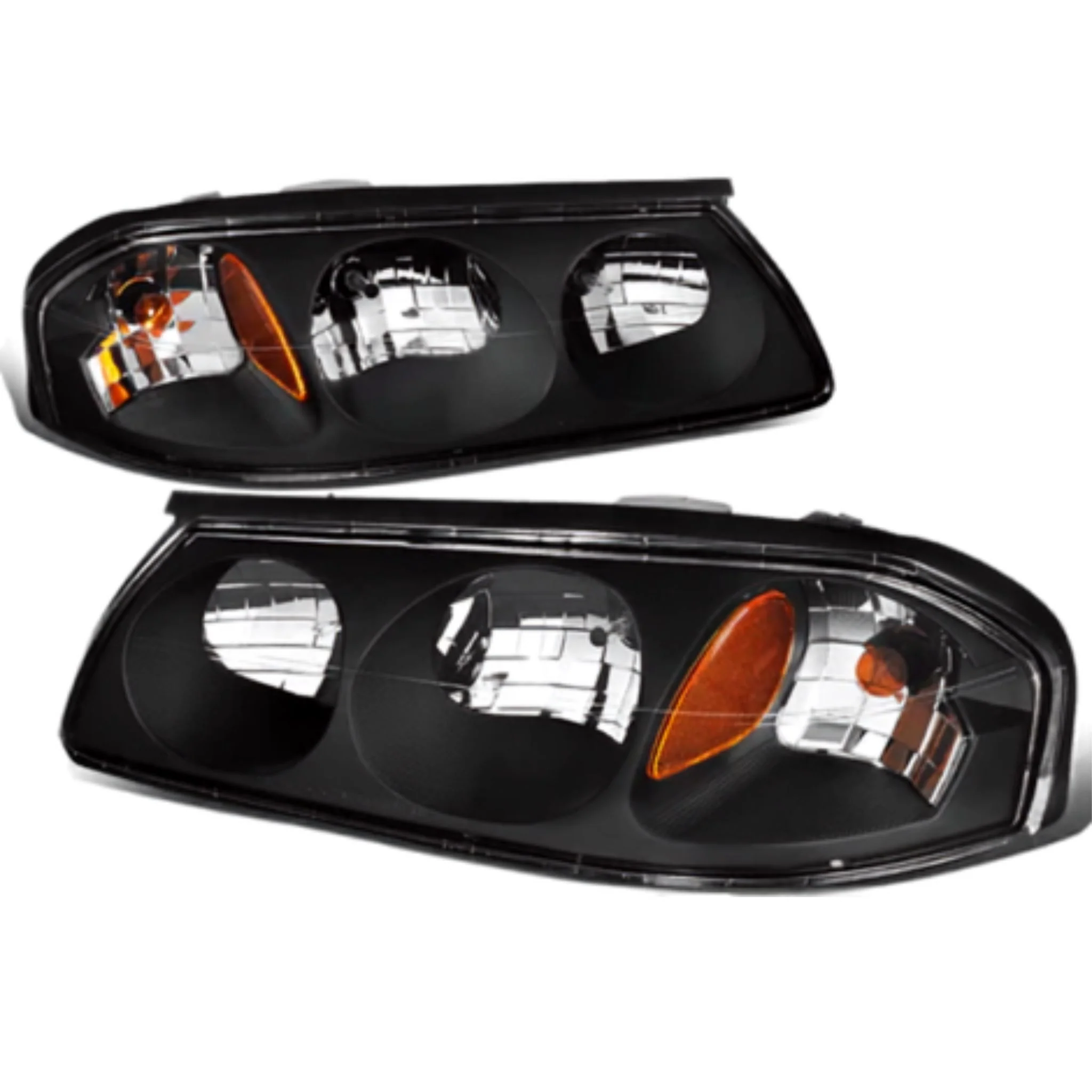 DNA Headlights Chevy Impala (2000-2005) with or without LED DRL - Black / Chrome / Smoke Housing - Image 37