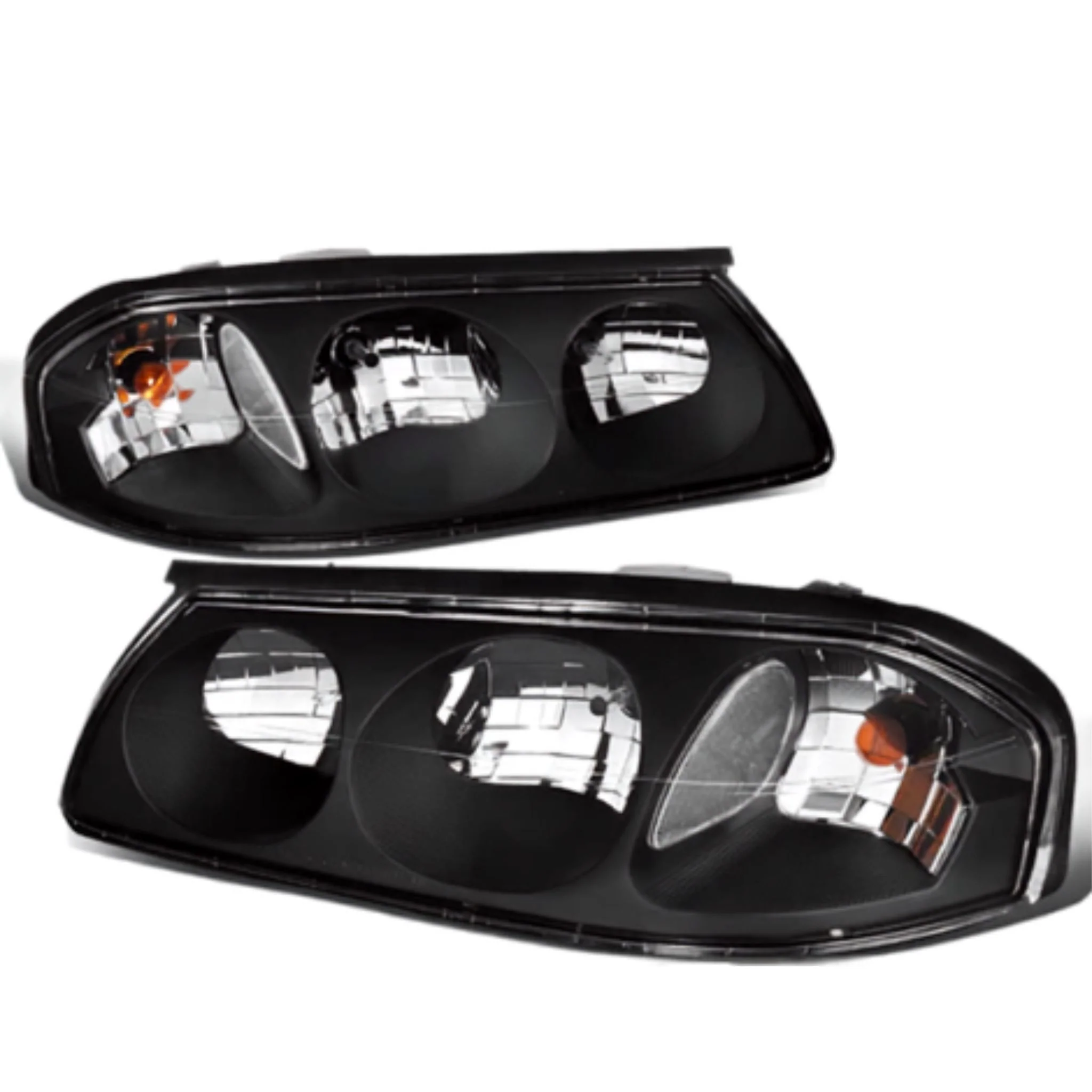DNA Headlights Chevy Impala (2000-2005) with or without LED DRL - Black / Chrome / Smoke Housing - Image 38