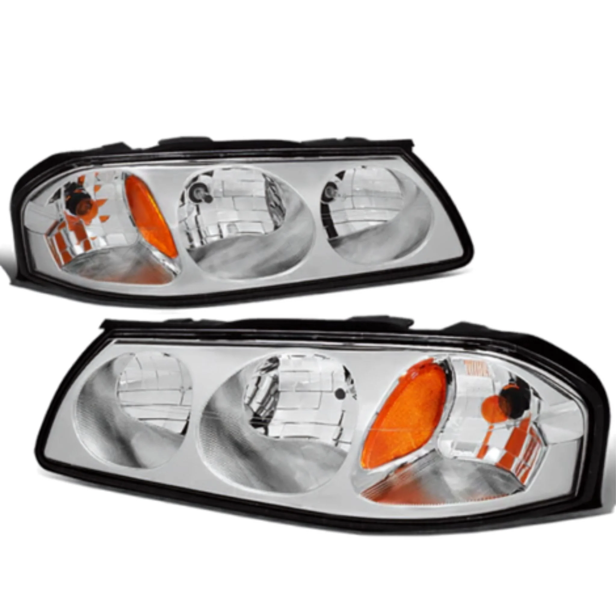 DNA Headlights Chevy Impala (2000-2005) with or without LED DRL - Black / Chrome / Smoke Housing - Image 39