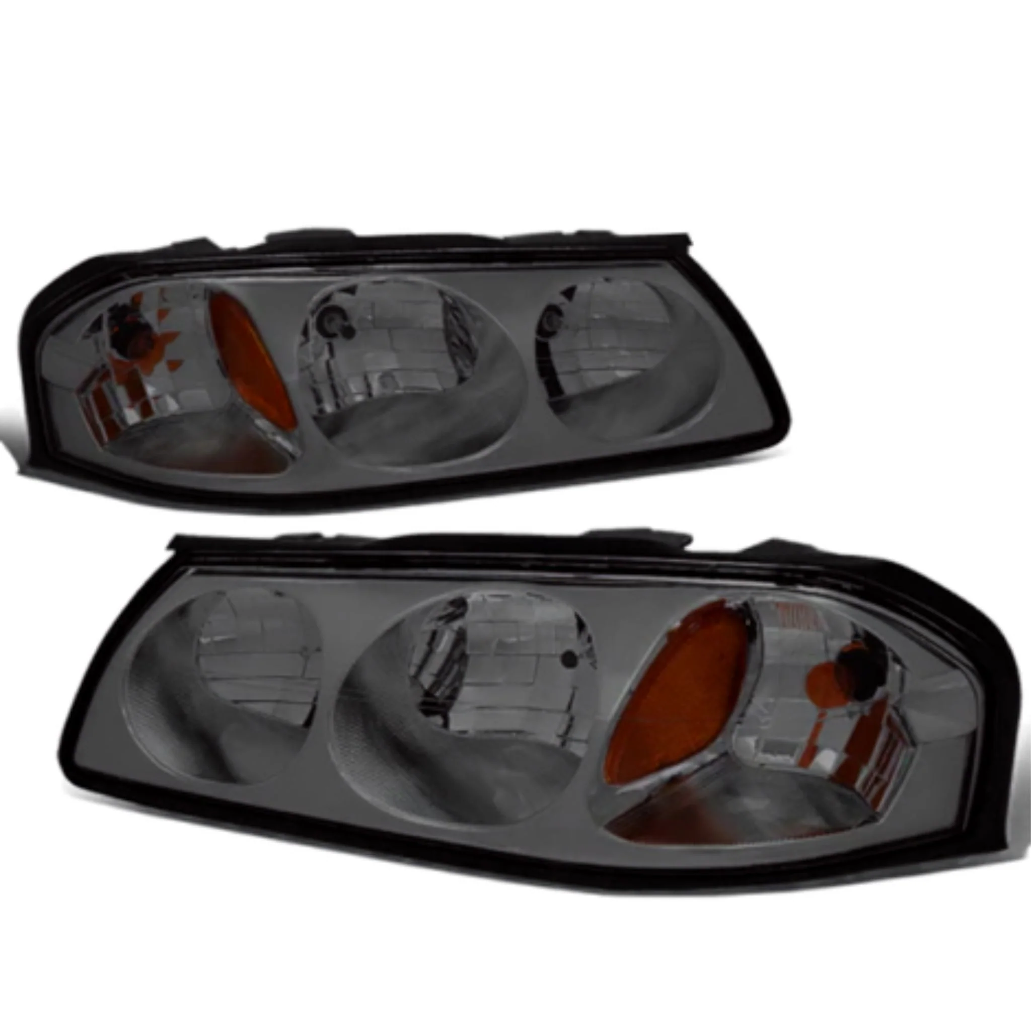DNA Headlights Chevy Impala (2000-2005) with or without LED DRL - Black / Chrome / Smoke Housing - Image 41