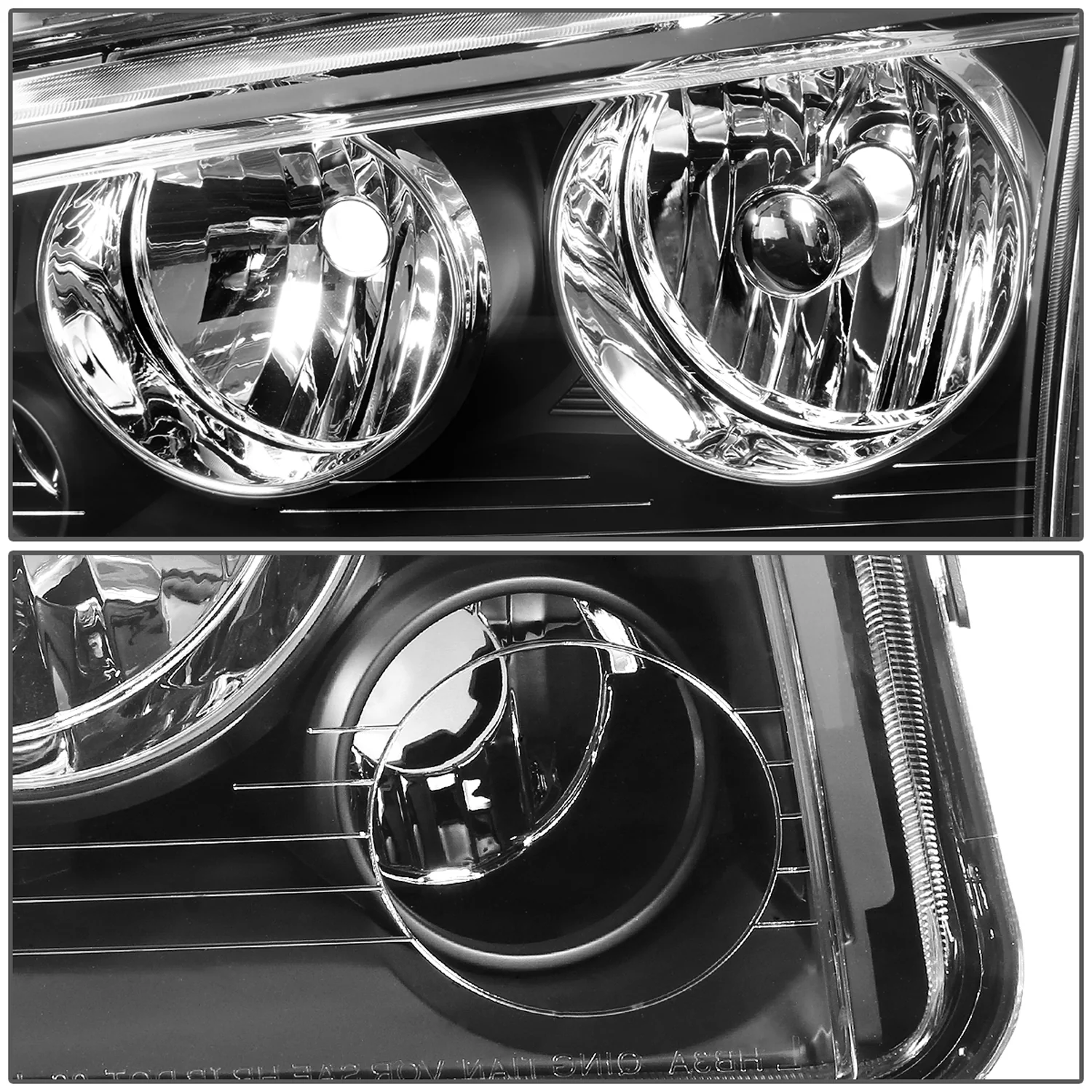 DNA Headlights Dodge Charger Sedan (2006-2010) Black or Chrome Housing - Image 10