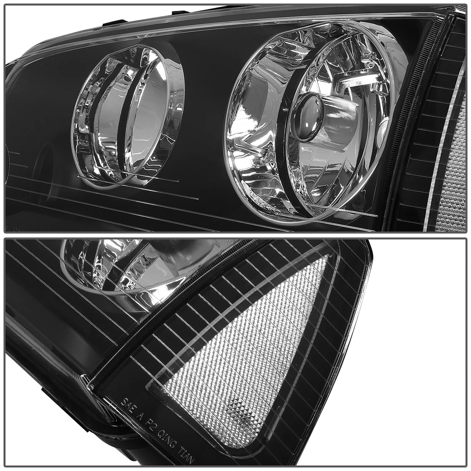 DNA Headlights Dodge Charger Sedan (2006-2010) Black or Chrome Housing - Image 11