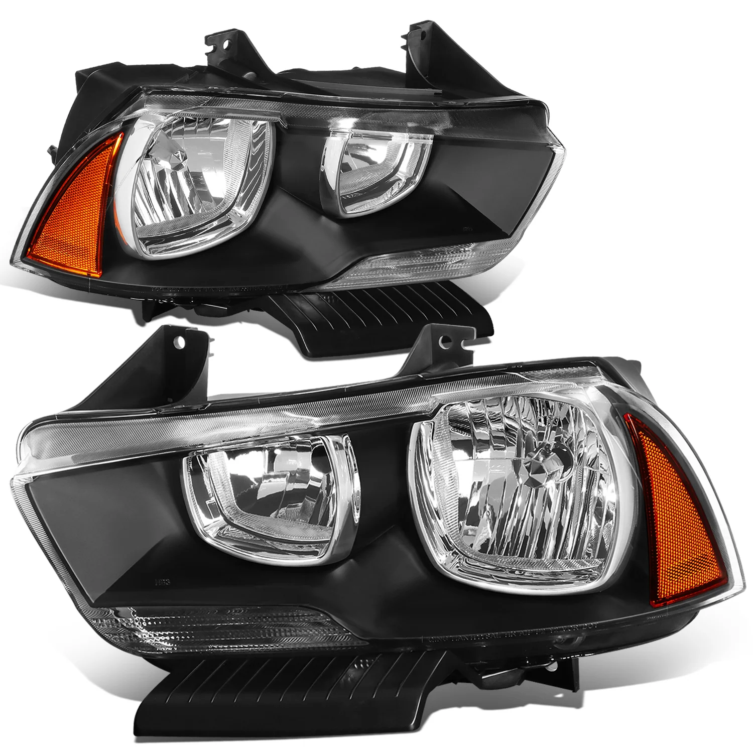 DNA Headlights Dodge Charger Sedan (2011-2014) Black or Chrome Housing - Image 2