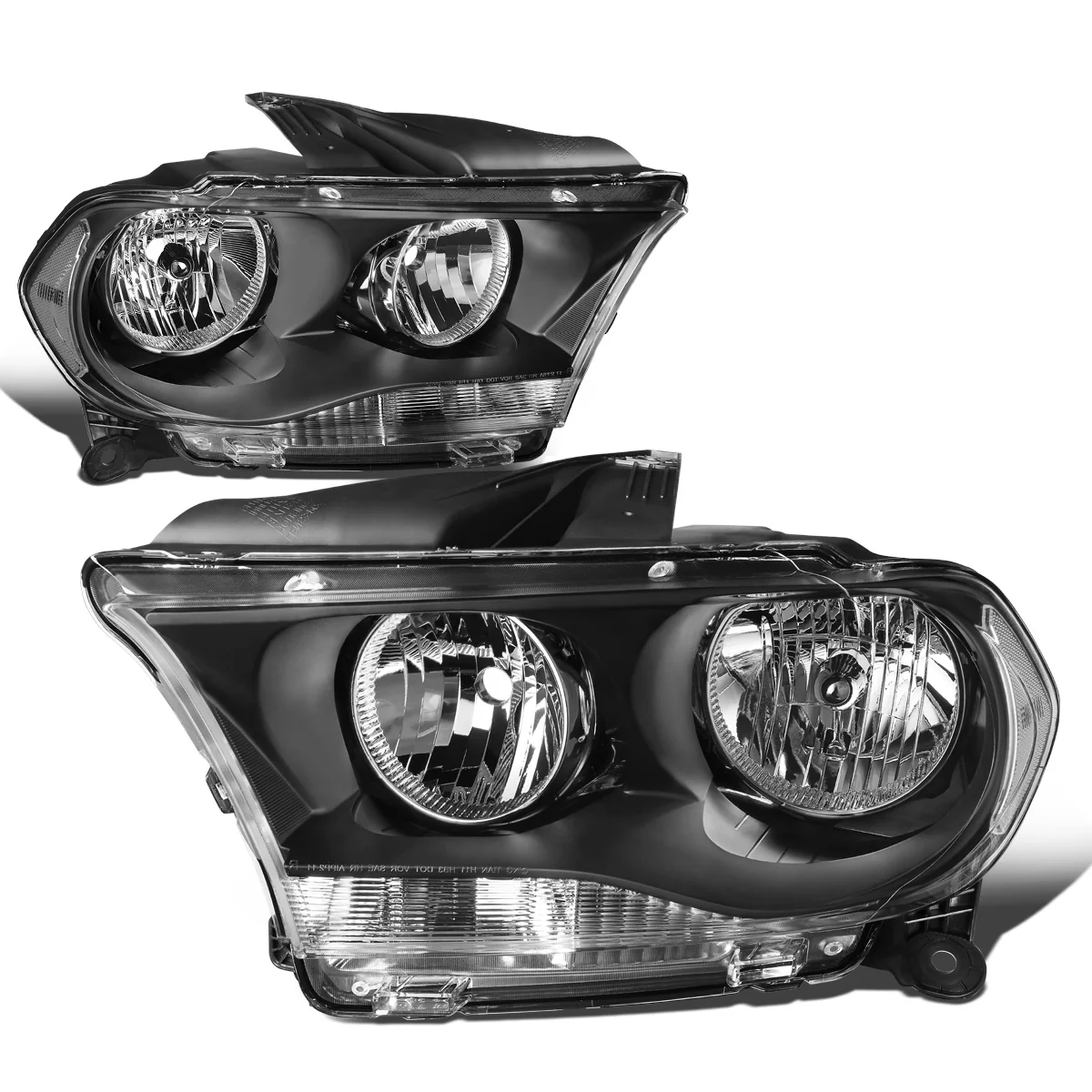 DNA Headlights Dodge Durango (2011-2013) Black or Chrome Housing - Image 7