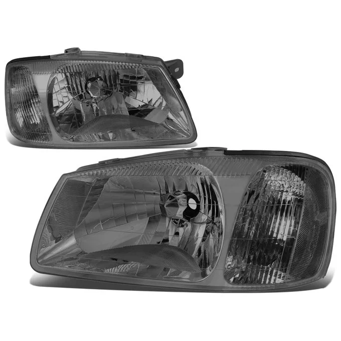 DNA Headlights for Hyundai Accent (2000-2002) with Chrome or Black Housing and Smoke or Clear Lens - Image 13