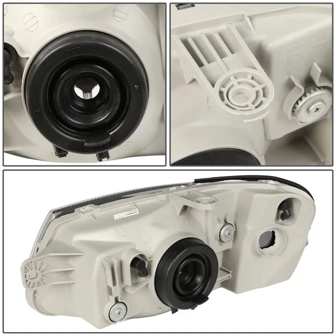 DNA Headlights for Hyundai Accent (2000-2002) with Chrome or Black Housing and Smoke or Clear Lens - Image 16