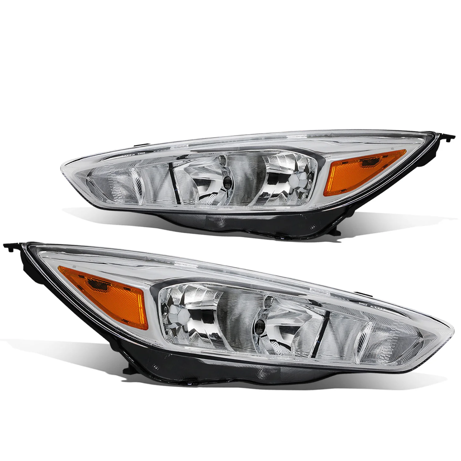 DNA Headlights Ford Focus Sedan (2015-2017) OE Style w/ Black or Chrome Housing - Image 11