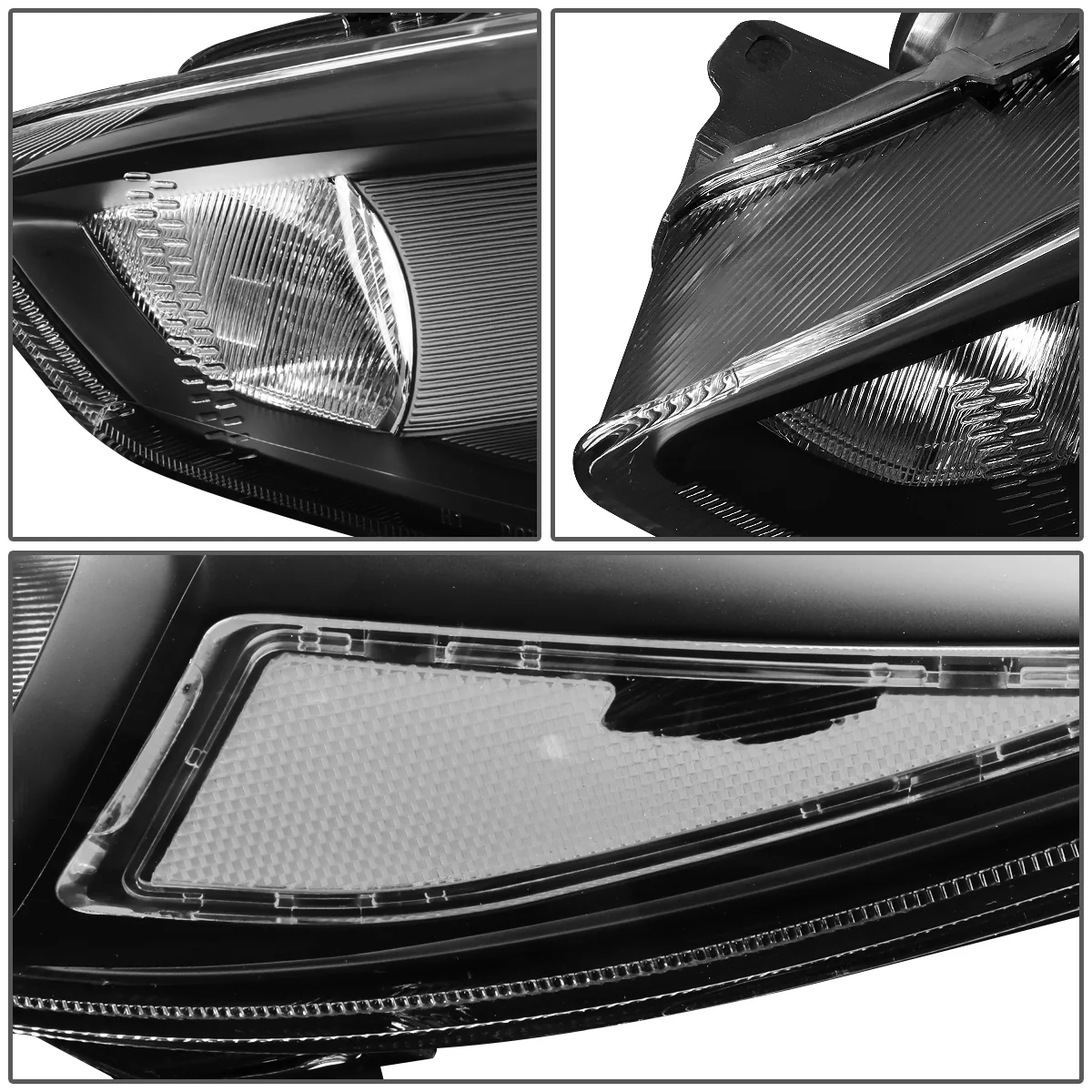 DNA Headlights Ford Focus Sedan (2015-2017) OE Style w/ Black or Chrome Housing - Image 9