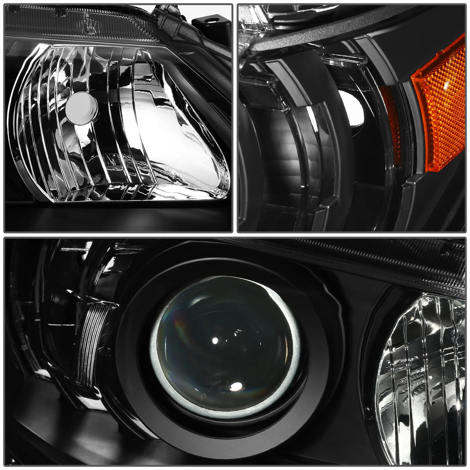 DNA Projector Headlights Lexus ES300H / ES350 (2013-2015) Black or Chrome Housing - Image 4