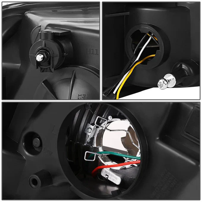 DNA Headlights for RAM 1500 / 2500 / 3500 / 4500 / 5500 (2010-2018) with C-Shaped LED DRL & Sequential Signals Lights - Image 6