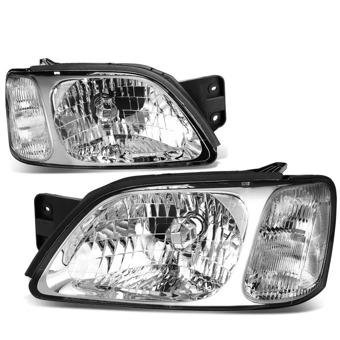 DNA Headlights Subaru Legacy GT (2000-2004) with Chrome or Black Housing and Clear or Smoke Lens - Image 2