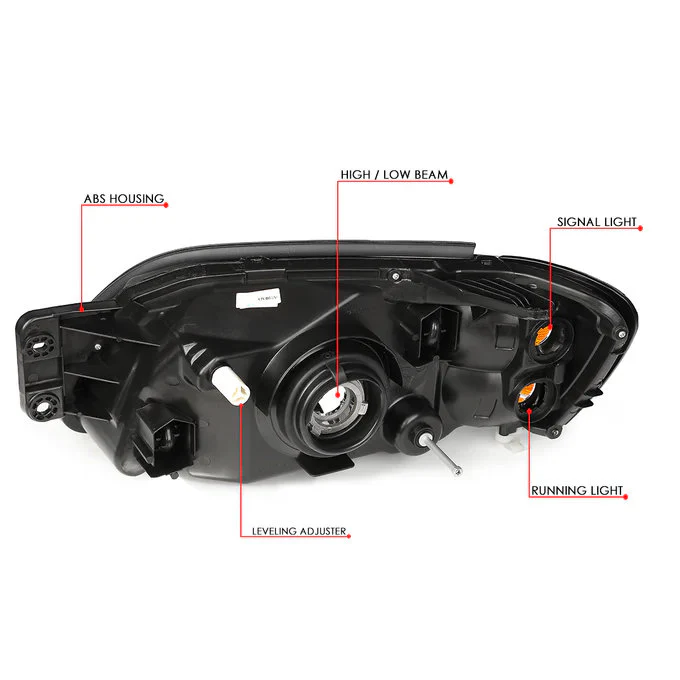 DNA Headlights Subaru Legacy GT (2000-2004) with Chrome or Black Housing and Clear or Smoke Lens - Image 21