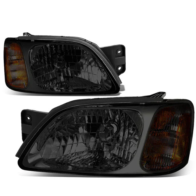 DNA Headlights Subaru Legacy GT (2000-2004) with Chrome or Black Housing and Clear or Smoke Lens - Image 3