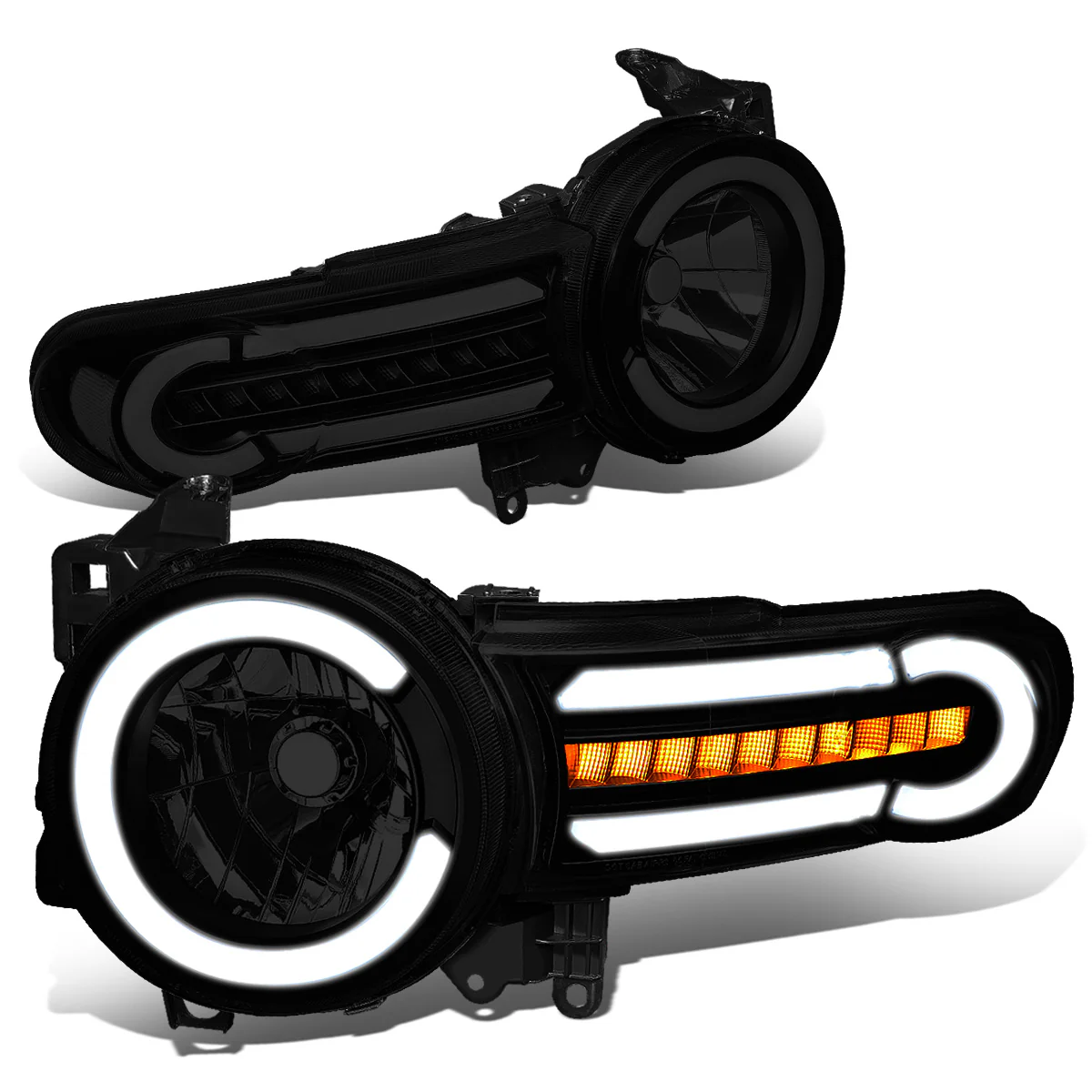 DNA Headlights Toyota FJ Cruiser (2007-2014) w/ LED DRL Sequential Turn Signal - Image 17