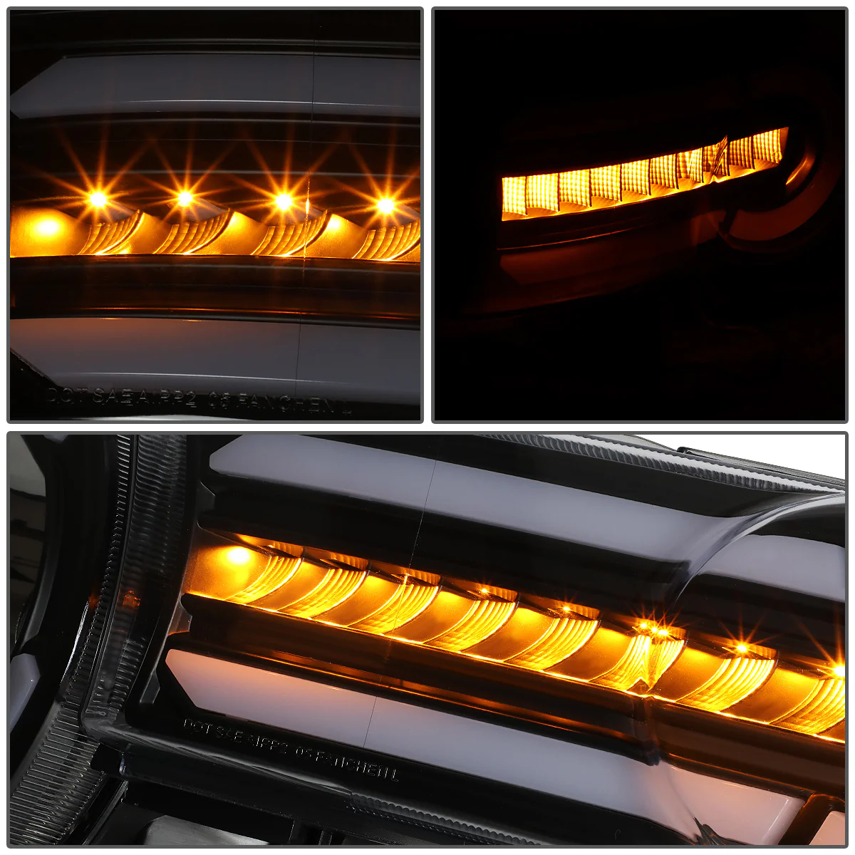 DNA Headlights Toyota FJ Cruiser (2007-2014) w/ LED DRL Sequential Turn Signal - Image 4