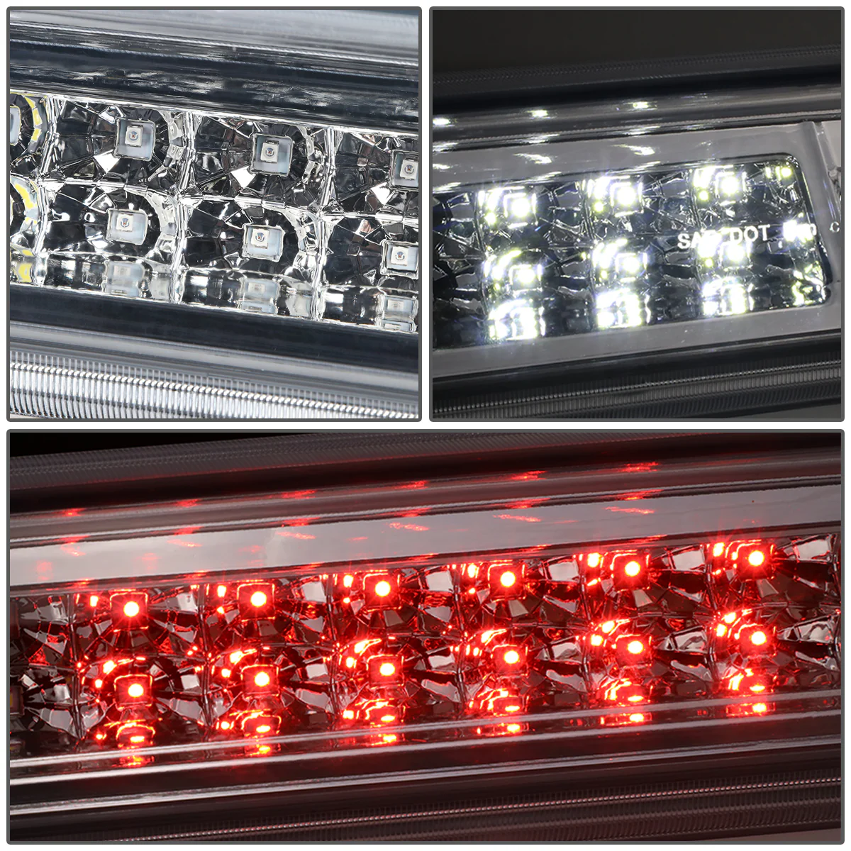 DNA LED 3rd Brake Light Chevy Colorado / GMC Canyon (2015-2018) Clear / Smoked / Red Lens - Image 36